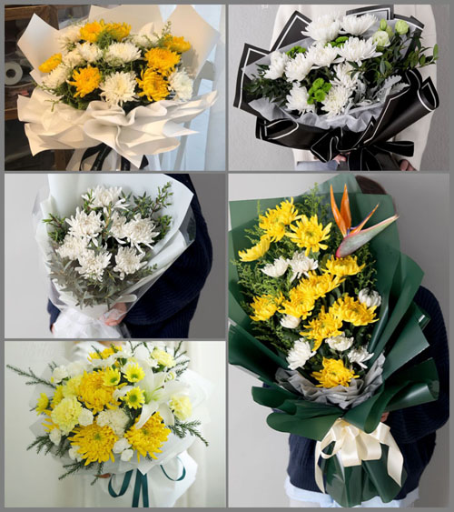 广东揭阳市揭东区云路镇永和村白事花束代送